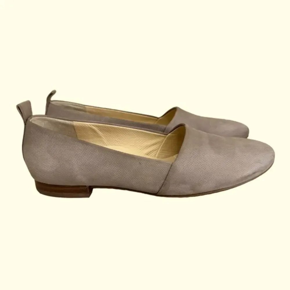 PAUL GREEN Women's Sz (US 8 ) Leather Tan Perforated Slip-on Flats Sz AUS (6.5)